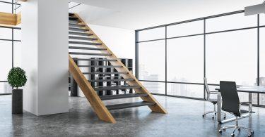 Escalier design industriel